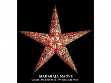 Candeeiro Estrela Starlightz Maharaja Mauve